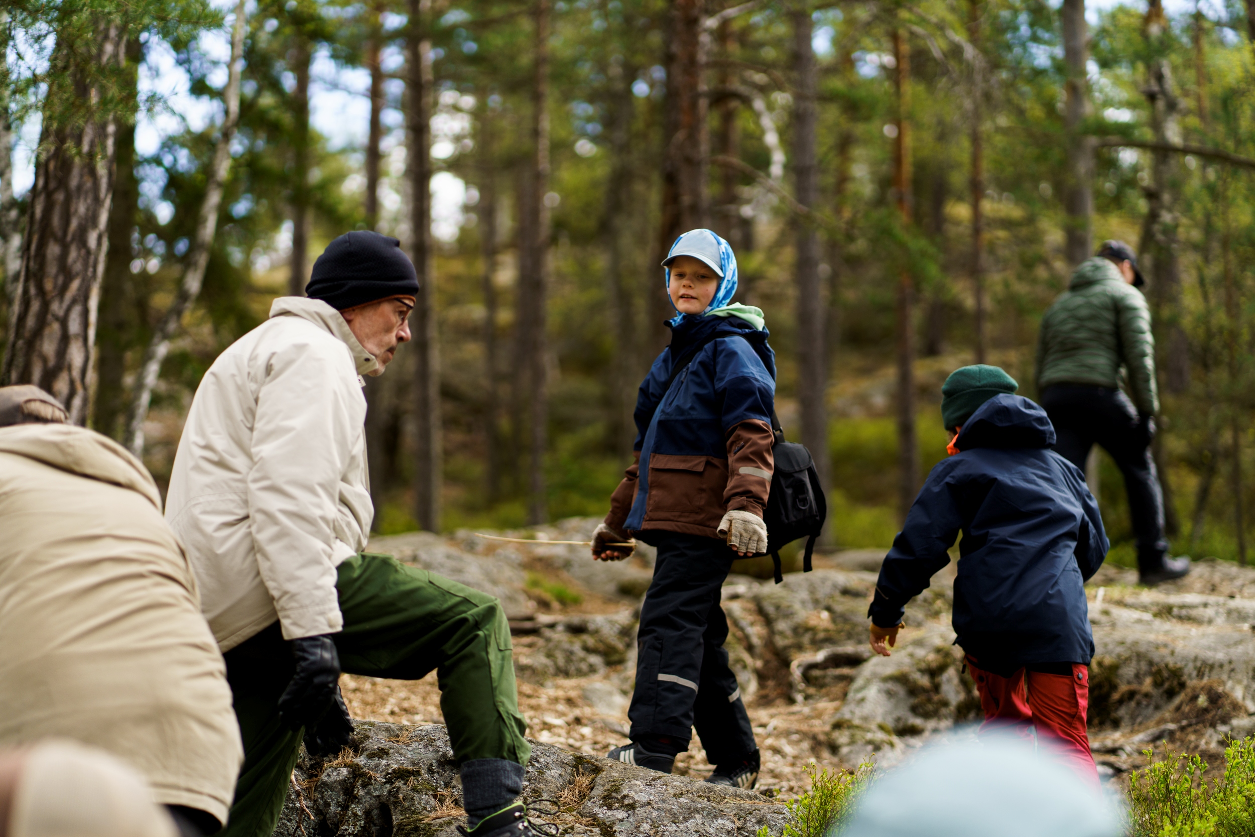 människor i naturen