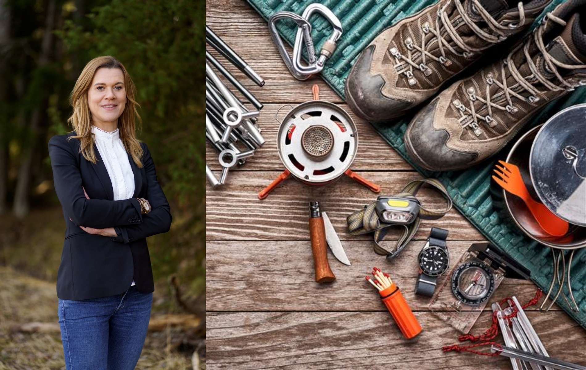 Beredskapsbild och Josefine Åhrman